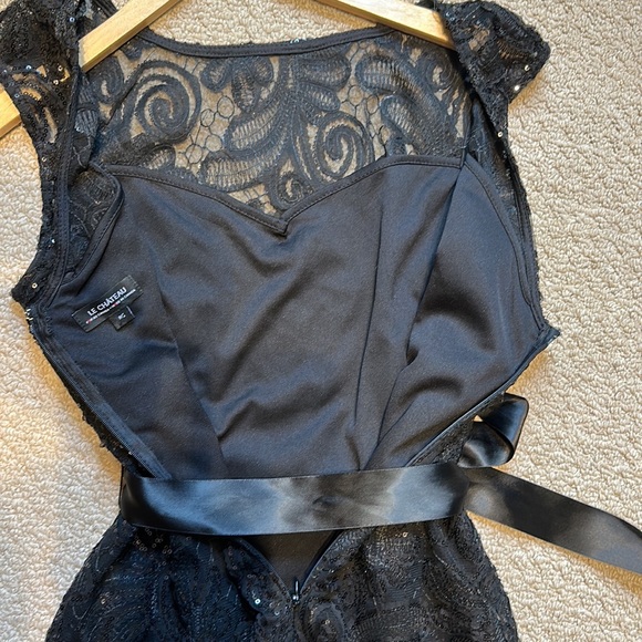 Black sequin and lace dress - Picture 8 of 8